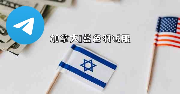 加拿大鹅蓝色羽绒服