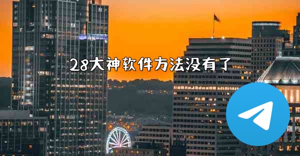28大神软件方法没有了