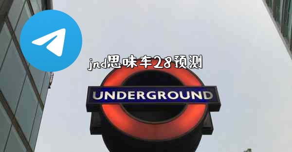 jnd思味车28预测