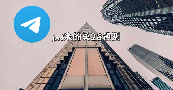 jnd米船勇28预测