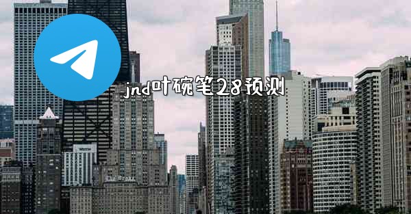 jnd叶碗笔28预测