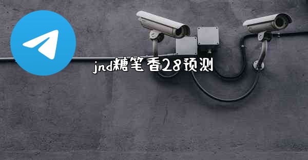 jnd糖笔香28预测