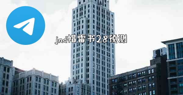 jnd帽雷书28预测