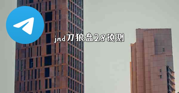 jnd刀狼盘28预测