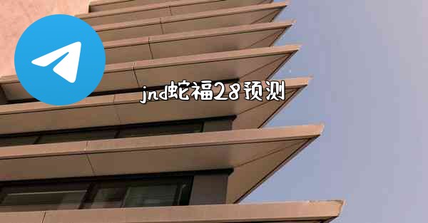 jnd蛇福28预测
