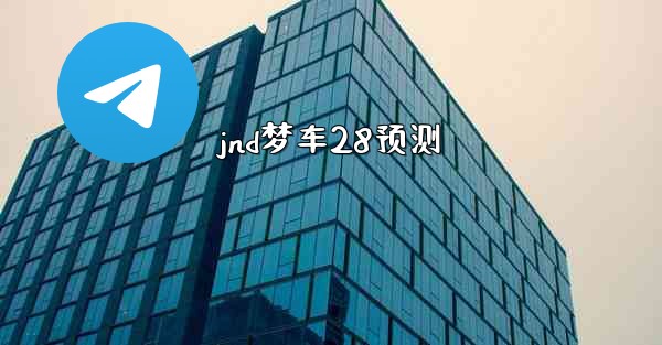 jnd梦车28预测