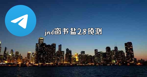 jnd窗书盐28预测