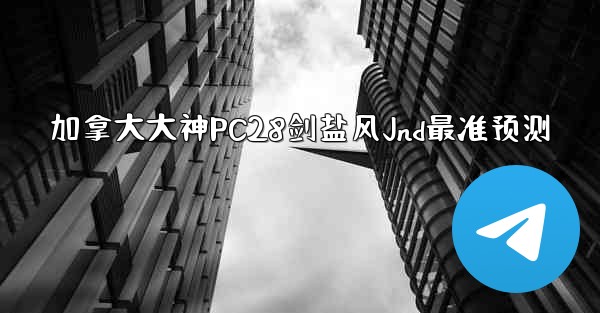 加拿大大神PC28剑盐风Jnd最准预测