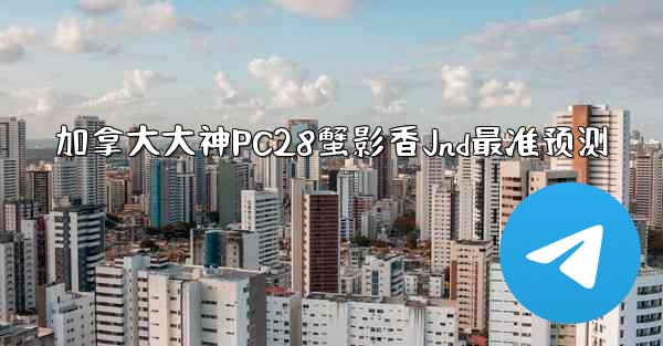 加拿大大神PC28蟹影香Jnd最准预测