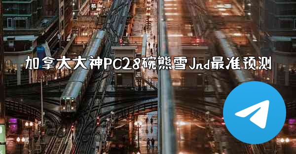 加拿大大神PC28碗熊雪Jnd最准预测