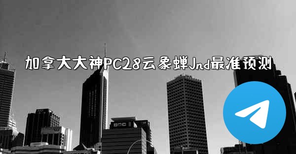 加拿大大神PC28云象蝉Jnd最准预测