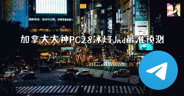 加拿大大神PC28冰灯Jnd最准预测