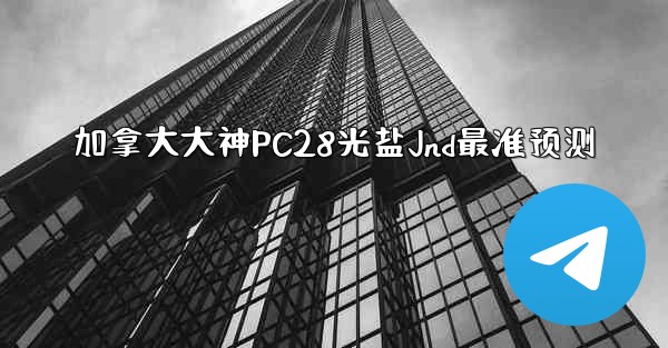 加拿大大神PC28光盐Jnd最准预测