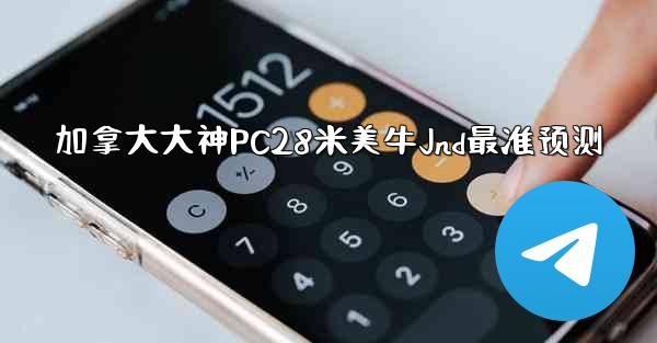 加拿大大神PC28米美牛Jnd最准预测