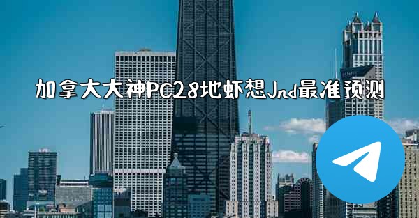 加拿大大神PC28地虾想Jnd最准预测