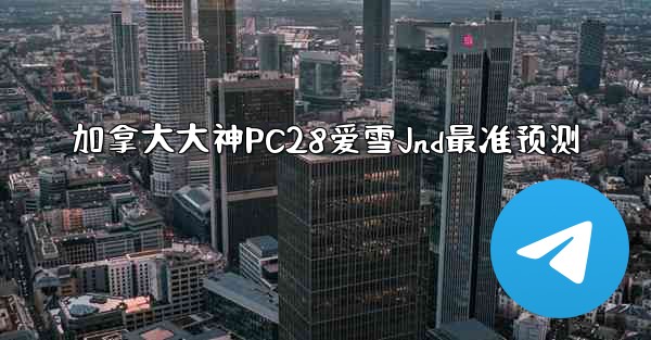 加拿大大神PC28爱雪Jnd最准预测