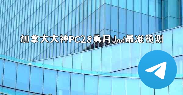 加拿大大神PC28勇月Jnd最准预测