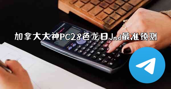 加拿大大神PC28色龙日Jnd最准预测