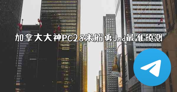 加拿大大神PC28米船勇Jnd最准预测