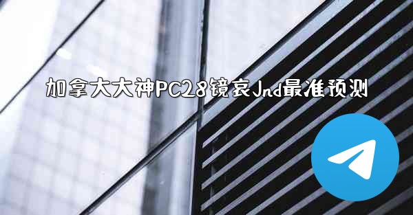 加拿大大神PC28镜哀Jnd最准预测