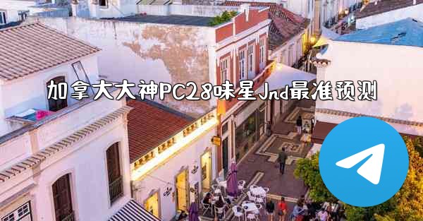 加拿大大神PC28味星Jnd最准预测