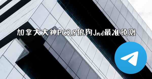 加拿大大神PC28狼狗Jnd最准预测