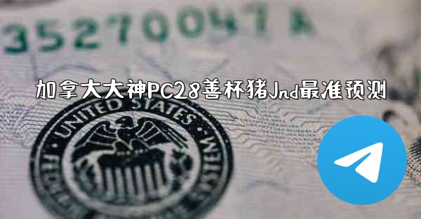 加拿大大神PC28善杯猪Jnd最准预测