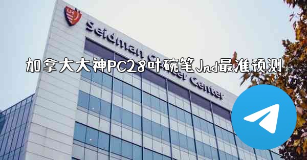 加拿大大神PC28叶碗笔Jnd最准预测