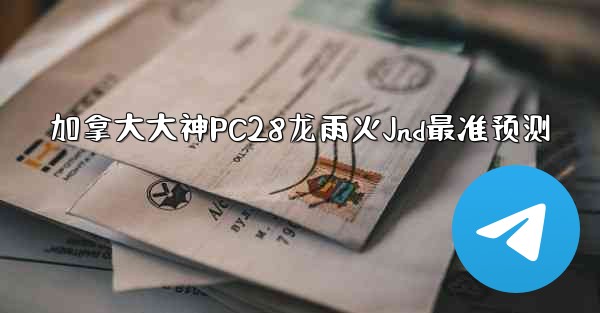 加拿大大神PC28龙雨火Jnd最准预测