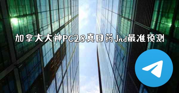 <b>加拿大大神PC28真日药Jnd最准预测</b>