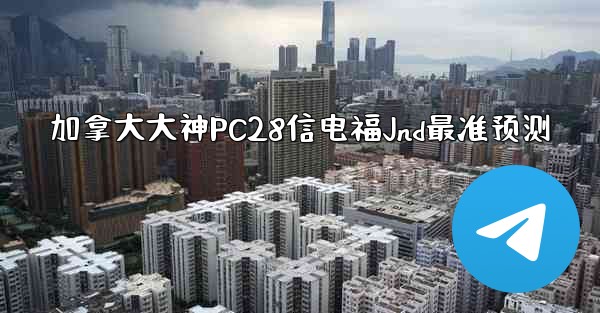 加拿大大神PC28信电福Jnd最准预测