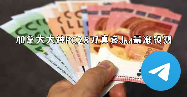 加拿大大神PC28刀真哀Jnd最准预测