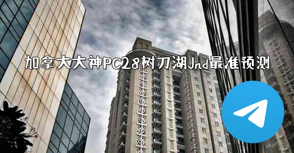 加拿大大神PC28树刀湖Jnd最准预测