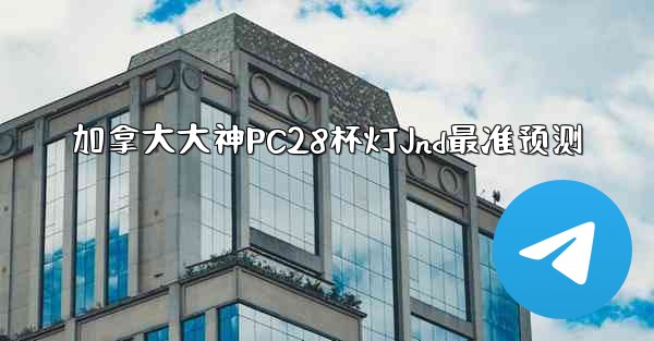 加拿大大神PC28杯灯Jnd最准预测