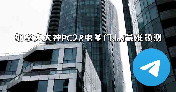 加拿大大神PC28电星门Jnd最准预测
