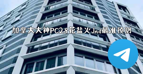 加拿大大神PC28花盐火Jnd最准预测