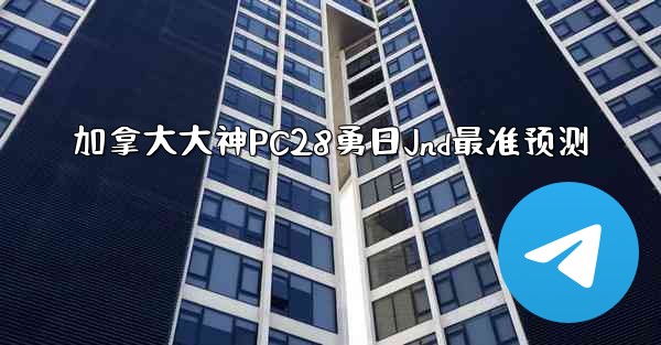 加拿大大神PC28勇日Jnd最准预测