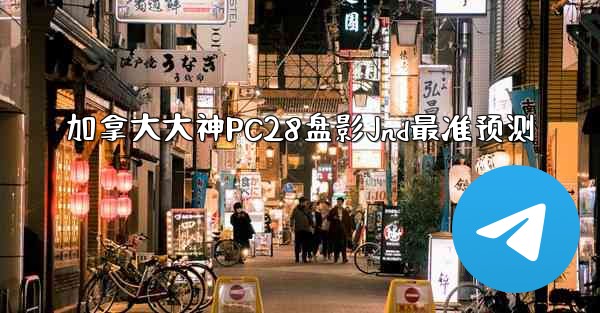 加拿大大神PC28盘影Jnd最准预测