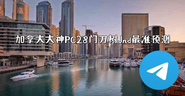 加拿大大神PC28门刀树Jnd最准预测