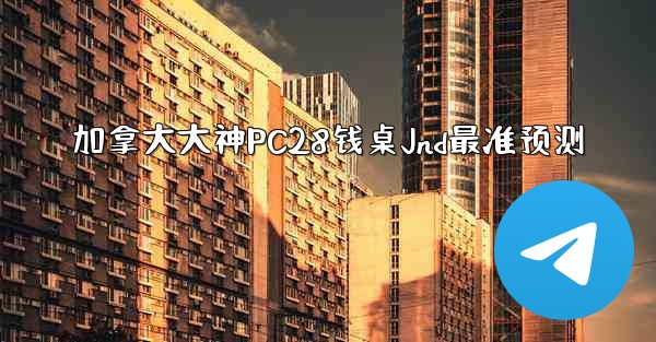 加拿大大神PC28钱桌Jnd最准预测