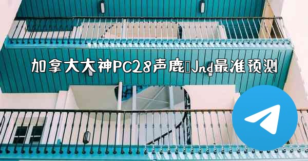 加拿大大神PC28声鹿鹅Jnd最准预测