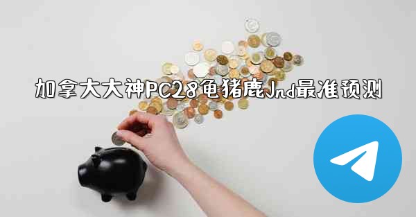 加拿大大神PC28龟猪鹿Jnd最准预测