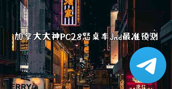 加拿大大神PC28怒桌车Jnd最准预测