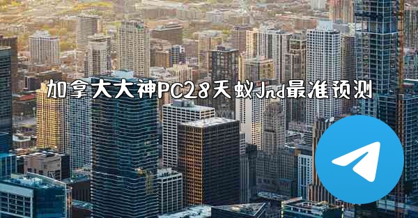 加拿大大神PC28天蚁Jnd最准预测