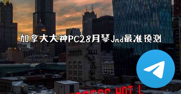 加拿大大神PC28月琴Jnd最准预测