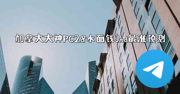 加拿大大神PC28水面钱Jnd最准预测
