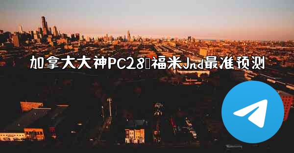 加拿大大神PC28鸭福米Jnd最准预测