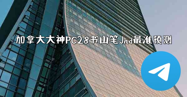 加拿大大神PC28书山笔Jnd最准预测