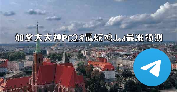 加拿大大神PC28鼠蛇鸡Jnd最准预测