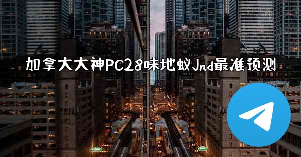 加拿大大神PC28味地蚁Jnd最准预测